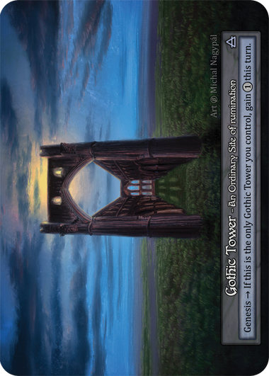 Gothic Tower — ilustração de Michal Nagypál