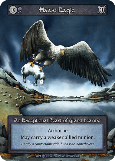 Haast Eagle — ilustração de Elwira Pawlikowska