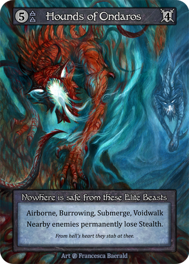 Hounds of Ondaros — ilustração de Francesca Baerald