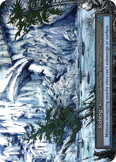 Iceberg — ilustração de Ian Miller