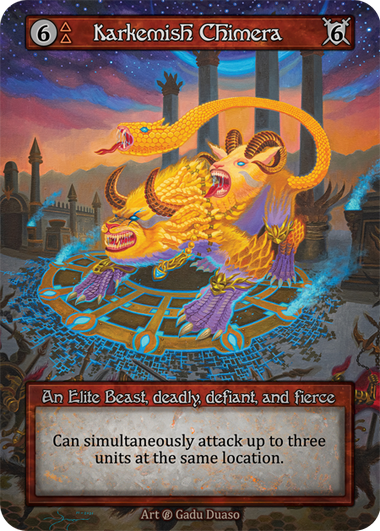 Karkemish Chimera — ilustração de Gadu Duaso