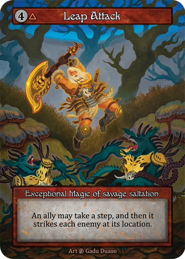 Leap Attack — ilustração de Gadu Duaso