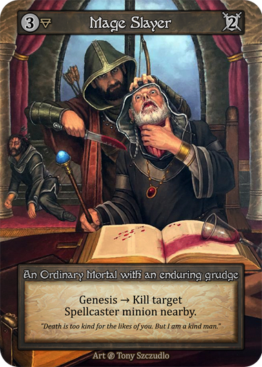 Mage Slayer — ilustração de Tony Szczudlo