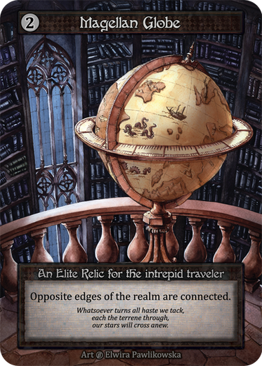 Magellan Globe — ilustração de Elwira Pawlikowska