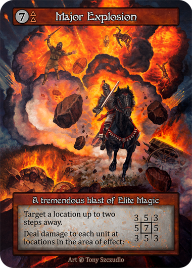Major Explosion — ilustração de Tony Szczudlo
