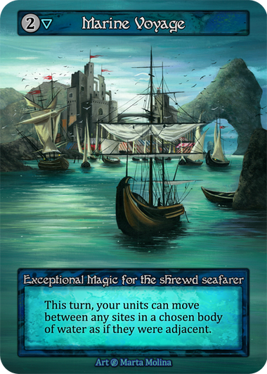 Marine Voyage — ilustração de Marta Molina