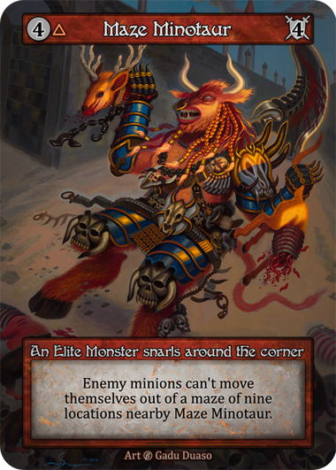 Maze Minotaur — ilustração de Gadu Duaso