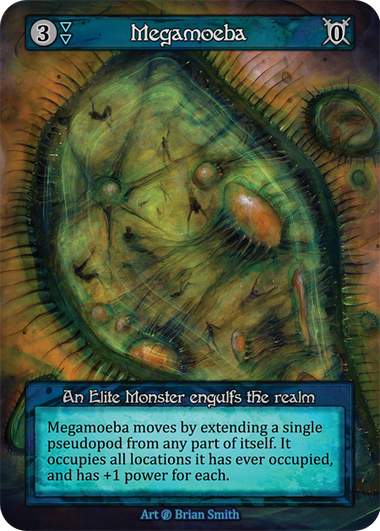 Megamoeba — ilustração de Brian Smith
