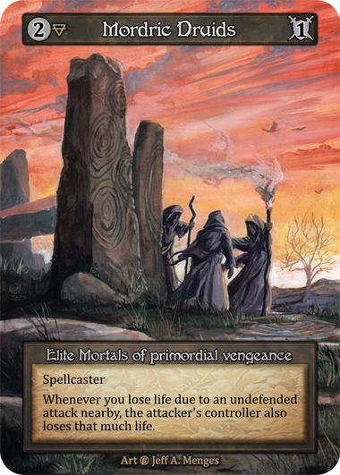 Mordric Druids — ilustração de Jeff A. Menges