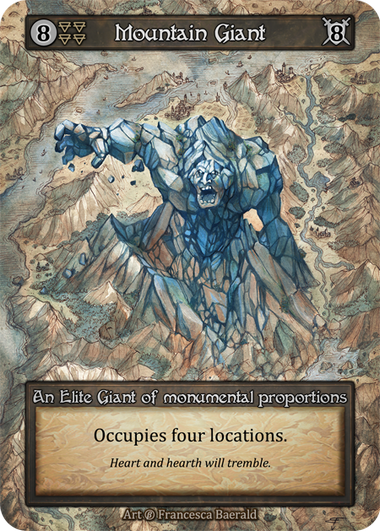 Mountain Giant — ilustração de Francesca Baerald