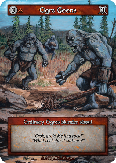 Ogre Goons — ilustração de Jeff A. Menges