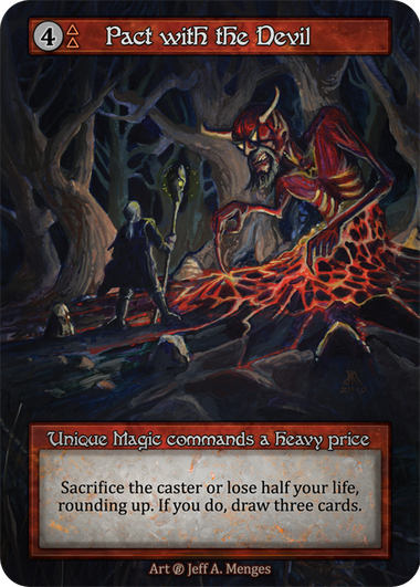 Pact with the Devil — ilustração de Jeff A. Menges