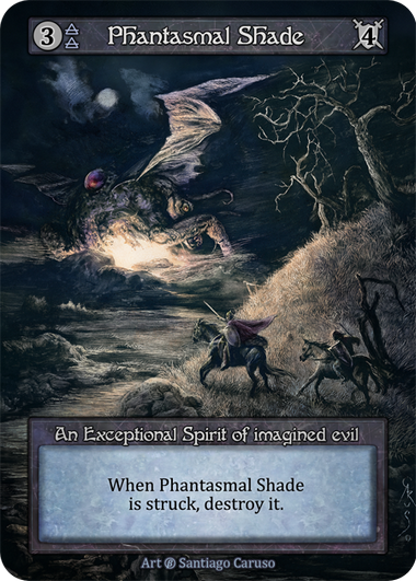 Phantasmal Shade — ilustração de Santiago Caruso