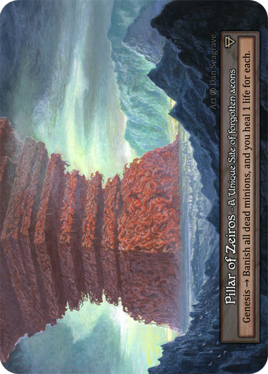Pillar of Zeiros — ilustração de Dan Seagrave