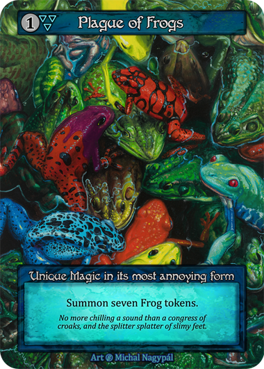 Plague of Frogs — ilustração de Michal Nagypál