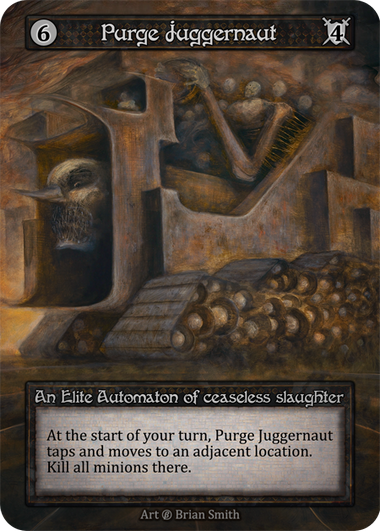 Purge Juggernaut — ilustração de Brian Smith