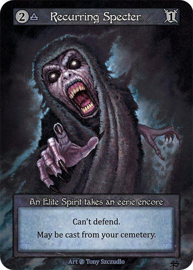 Recurring Specter — ilustração de Tony Szczudlo
