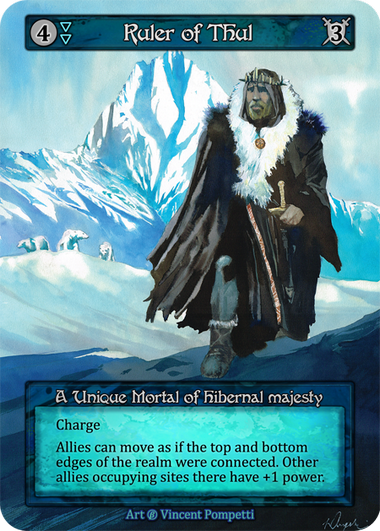 Ruler of Thul — ilustração de Vincent Pompetti