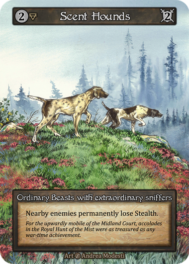 Scent Hounds — ilustração de Andrea Modesti