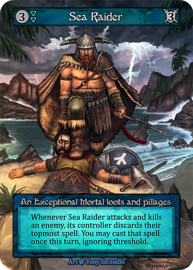 Sea Raider — ilustração de Tony Szczudlo