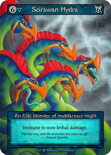 Seirawan Hydra — ilustração de Melissa A. Benson