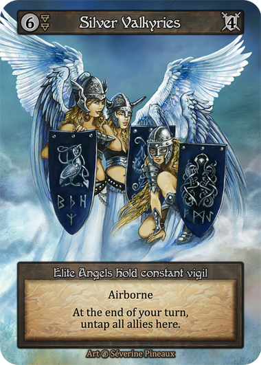 Silver Valkyries — ilustração de Séverine Pineaux