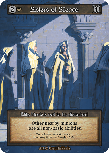 Sisters of Silence — ilustração de Ossi Hiekkala