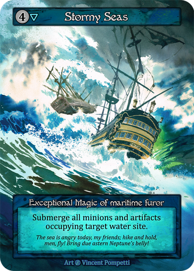 Stormy Seas — ilustração de Vincent Pompetti