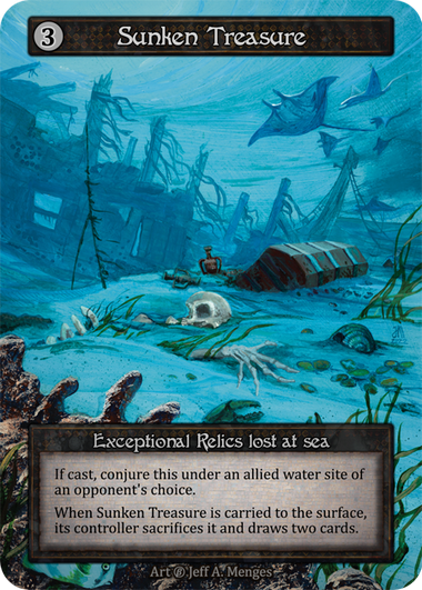 Sunken Treasure — ilustração de Jeff A. Menges