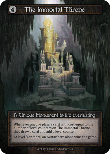 The Immortal Throne — ilustração de Elvira Shakirova
