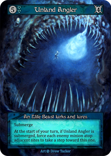Unland Angler — ilustração de Drew Tucker