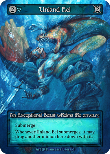 Unland Eel — ilustração de Francesca Baerald
