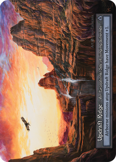Updraft Ridge — ilustração de Caio Calazans