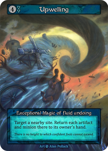 Upwelling — ilustração de Alan Pollack