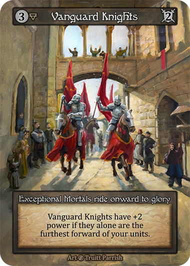Vanguard Knights — ilustração de Truitt Parrish