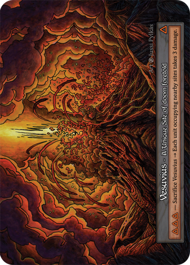 Vesuvius — ilustração de Jussi Pylkäs