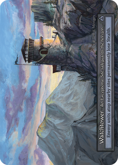 Watchtower — ilustração de Jeff A. Menges