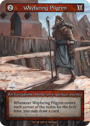 Wayfaring Pilgrim — ilustração de Jeff A. Menges