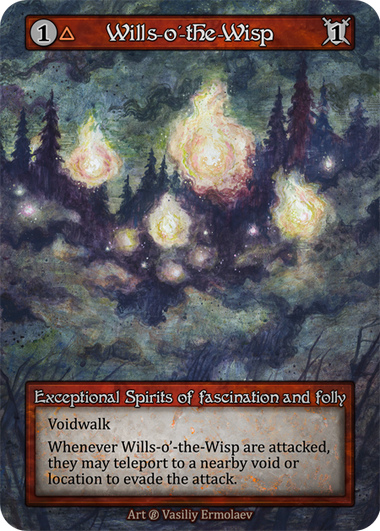 Wills-o'-the-Wisp — ilustração de Vasiliy Ermolaev