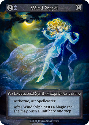 Wind Sylph — ilustração de Elvira Shakirova