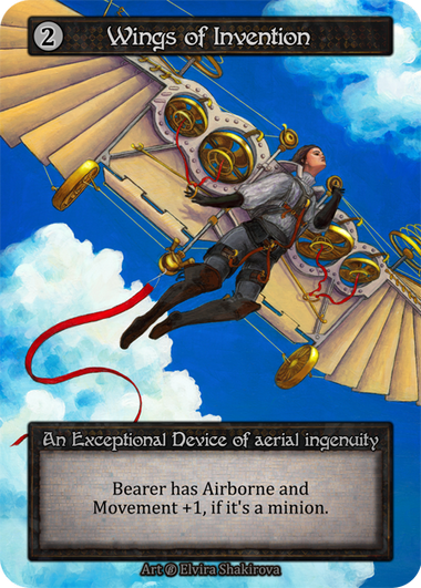 Wings of Invention — ilustração de Elvira Shakirova