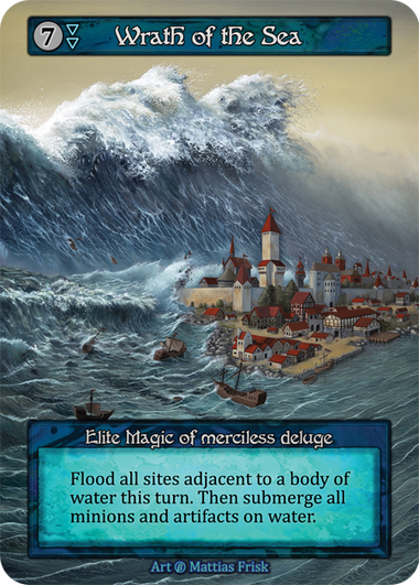Wrath of the Sea — ilustração de Mattias Frisk