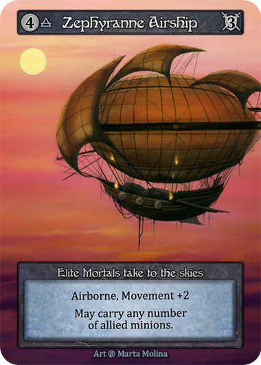 Zephyranne Airship — ilustração de Marta Molina