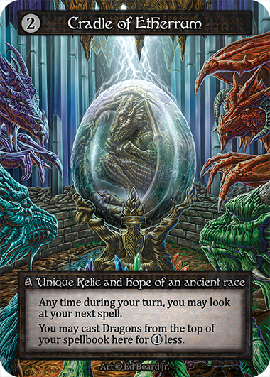 Cradle of Etherrum — ilustração de Ed Beard Jr.