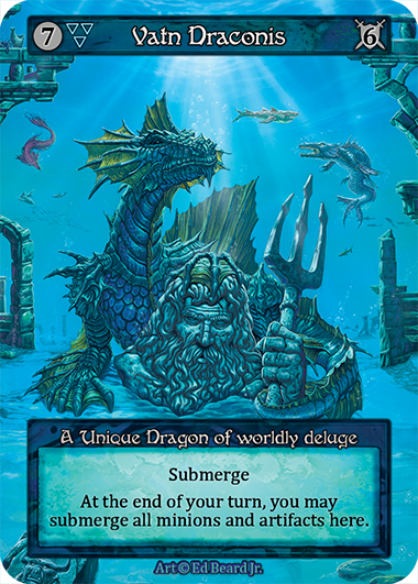 Vatn Draconis — ilustração de Ed Beard Jr.