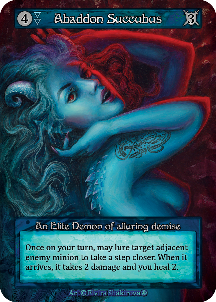 Abaddon Succubus — ilustração de Elvira Shakirova