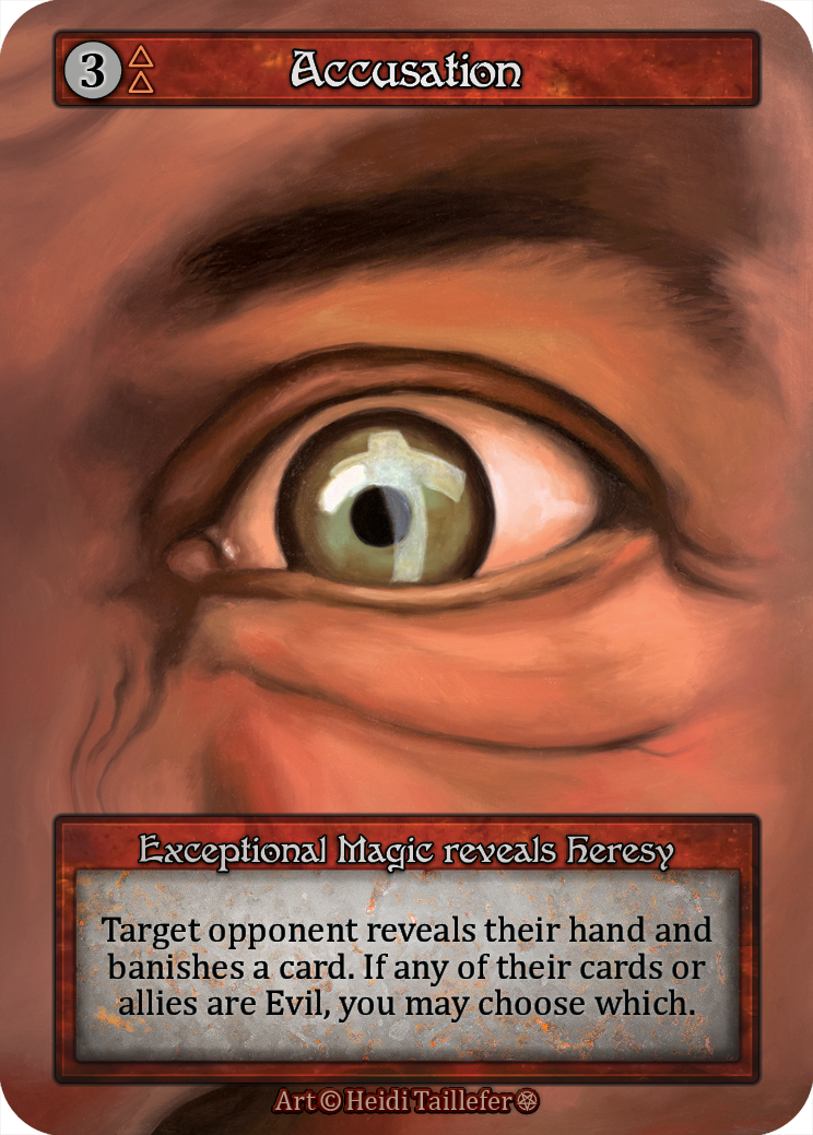 Accusation — ilustração de Heidi Taillefer