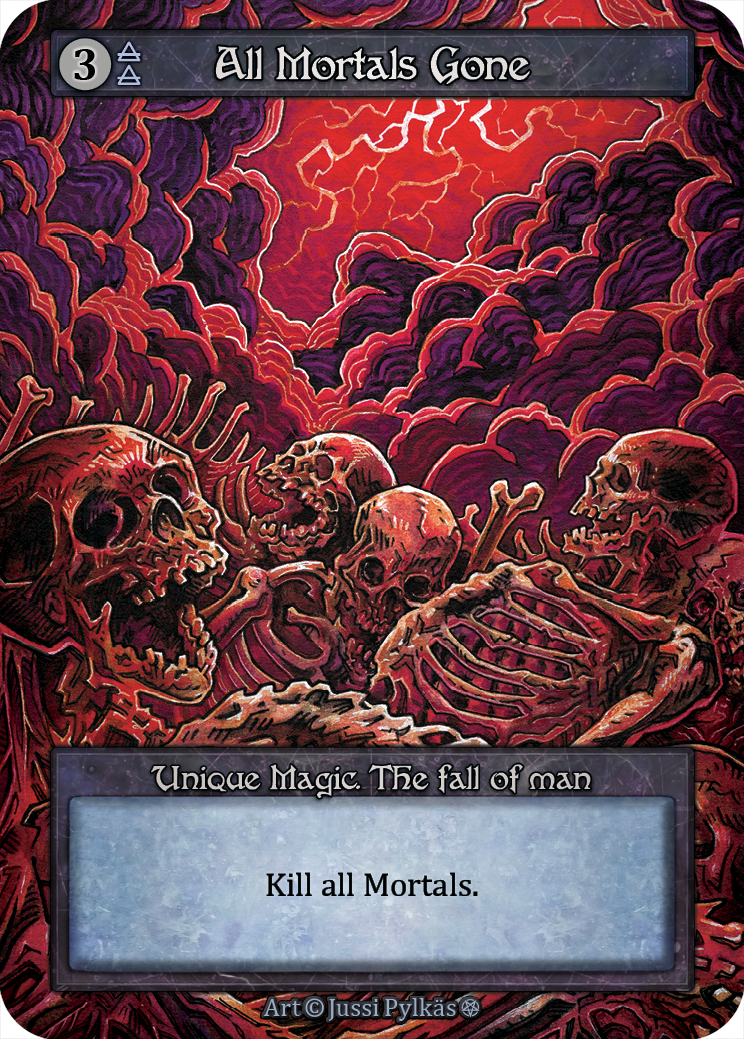 All Mortals Gone — ilustração de Jussi Pylkäs