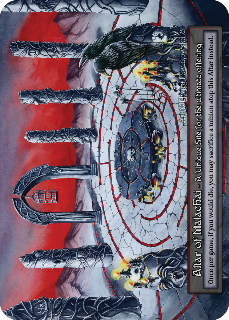 Altar of Malachai — ilustração de Elwira Pawlikowska