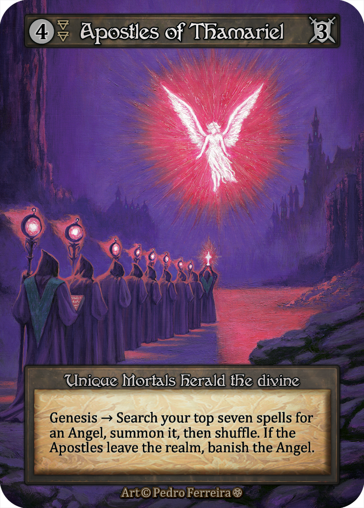 Apostles of Thamariel — ilustração de Pedro Ferreira